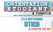 Salon Orientation Etudiant dès le 2 septembre à l’UTICA