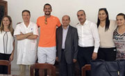 Tunisie Telecom et Oussama Mellouli visitent les enfants malades